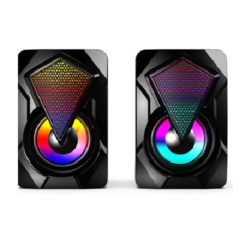 Loa 2.0 X5 vỏ nhựa, có đèn led, siêu hay