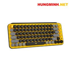 Bàn phím cơ không dây Logitech POP Keys-Yellow