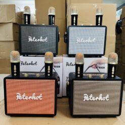Loa Bluetooth peterhot x16 kèm 2 mic